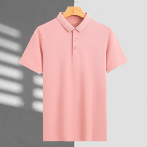 Camisetas Polo de Manga Corta con Cuello Solapa, Ropa de Trabajo de Verano de Color Sólido de Alta Gama con Diseño de Logotipo Personalizado OEM - Product Image 3