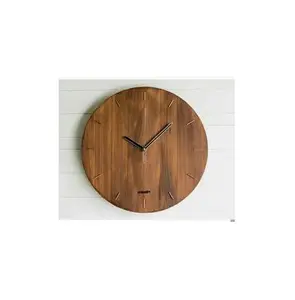 Round Wooden wall decor hot seller wall clock best selling wooden wall clock decorative made in India