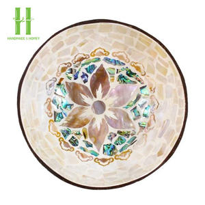 MÁS VENDIDO 100% Natural - Tazones de Coco Pulidos y Cucharas de Madera de Vietnam, Tazón de Ensalada de Coco Ecológico Natural y Orgánico - Product Image 5