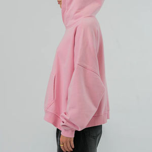 Sudadera con Capucha Extra Grande para Mujer, con Logotipo Personalizado al por Mayor, de Forro Polar Suave y Cálido para Invierno, Ajuste Holgado, con Bolsillo Tipo Canguro - Product Image 5