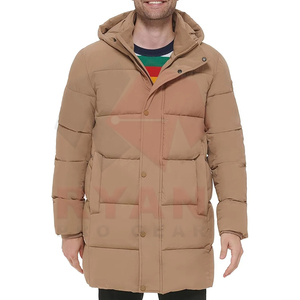 Custom High Quality Long Puffer Jackets For Men Adults And Kids Customized <b>Colour</b> Design And Printing Plus Size - Product Image 2