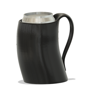 Tasse en corne design fantaisie pour bière vin chope de table meilleure conception faite maison tasse à boire en corne naturelle - Product Image 1