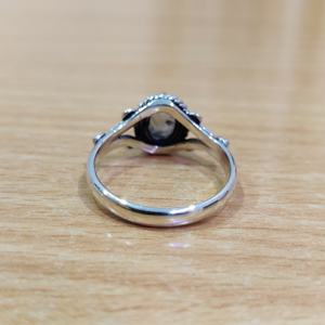 Meilleures ventes Bague en argent et pierres précieuses de style classique Pierre de lune brillante directe de l'Inde grossistes pour les mariages et les fêtes - Product Image 4