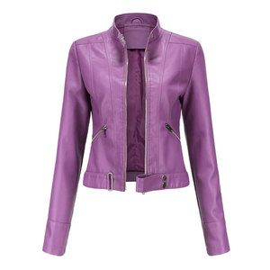 Chaqueta de Cuero para Mujer Resistente al Viento, Chaqueta de Cuero Hecha a Medida, Chaqueta de Cuero para Mujer para Uso en Exteriores - Product Image 1