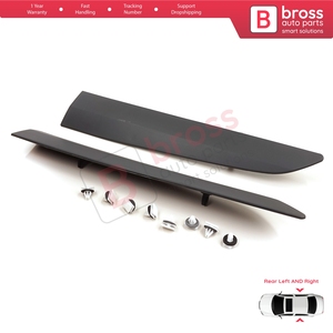 Moldura de panel de puerta corredera trasera izquierda/derecha BSP1218 para Transit Tourneo Courier MK1 B460 2014-2023 1854160 1854158 - Product Image 4
