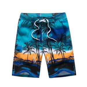 Short imprimé d'été de haute qualité pour hommes 100% maille de polyester Logo personnalisé séchage rapide décontracté taille moyenne grande taille Style de base - Product Image 1