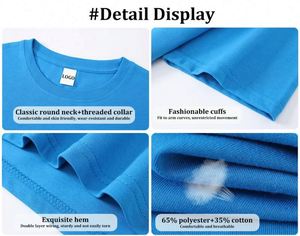 Venta al por mayor de alta calidad de gran tamaño 200 Gsm algodón camisetas de algodón de peso pesado camiseta de los hombres con imagen - Product Image 3