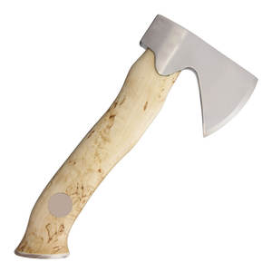 2025 Top Mejor diseño de fabricación Hacha de acero de Damasco de alta calidad con logotipo personalizado Etiqueta privada Suministro de fábrica Mango de madera - Product Image 4