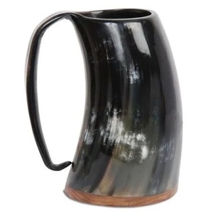 Taza Original de Cuerno de Buey, Vajilla para Beber, Tazas Naturales para Champán, Cerveza y Vino, Tazas Decorativas Únicas, Mejor Precio - Product Image 2