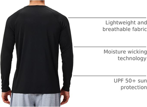 Camiseta de Secado Rápido para Deportes Acuáticos, Protección UPF, Tela Protectora para la Seguridad Solar y el Rendimiento en Deportes Acuáticos - Product Image 4