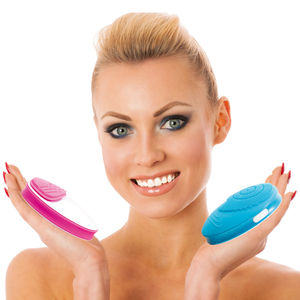 Bepro Life Bubble Duo Anti-invecchiamento Silicone sonico detergente viso e pennello massaggiatore in due colori - Product Image 5