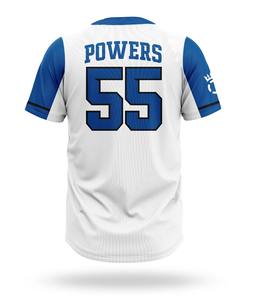 Camiseta de Béisbol Sublimada Personalizada, Manga Corta con Botones, Diseño Sólido con Degradado de Color, Uniforme de Equipo de Softbol - Product Image 4