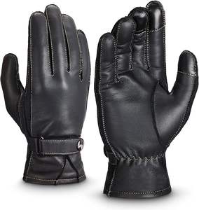 Guantes de Motociclismo de Cuero y Fibra de Carbono, Guantes para Motocross, Ciclismo de Montaña y Carreras - Product Image 3