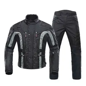 Latest Design Motorbike Suit Custom Jackets Pants Set Premium Quality Windproof Waterproof Breathable Sports Motorbike Uniform
