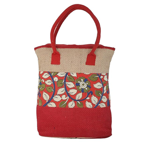 กระเป๋าช้อปปิ้งผ้าปอกระเจาลามิเนตเป็นมิตรกับสิ่งแวดล้อมพร้อมที่จับบุนวมและซิปด้านบน - Product Image 3