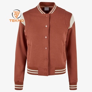 Veste universitaire en laine de haute qualité pour femmes Logo personnalisé respirant marque privée manteau d'hiver long tissu imprimé Service OEM - Product Image 1