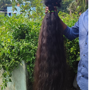 Extensions de cheveux vierges d'Inde du Sud 100% cheveux humains Remy, noir naturel, qualité 12A, bouclés, jeunes donneurs, cuticules alignées, double trame, 3 pièces - Product Image 2