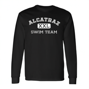 Camiseta de manga larga del equipo de natación Alcatraz, camiseta promocional con temática de la prisión de Alcatraz - Product Image 2