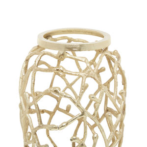 Hogar y jardín Jarrones decorativos de suelo de coral Chapado en oro Centro de mesa de boda Florero de exhibición a un costo asequible - Product Image 2