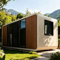 Vente directe du fabricant : Cabine intelligente de luxe préfabriquée en aluminium, style Apple, pour maison moderne, bureau, salle de bain, salon, hôtel
