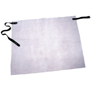 Delantal de cadera de cuero FELDTMANN gris claro (aprox.) Diseño de Papá Noel de 70 cm de largo y 60 cm de ancho - Product Image 1