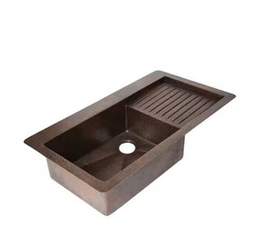 High Quality Handmade Copper <b>Sink</b> Unique and Attractive Design <b>for</b> <b>Kitchen</b> Decor Top Trending Handicrafts - Product Image 5
