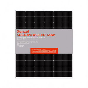 Panneau solaire polycristallin monocristallin Xunzel SOLARPOWER-HD-120W 12V avec certificat TUV - Product Image 2