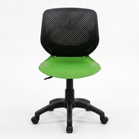 Chaise de bureau moderne ARSU, siège coloré, dossier en maille noire, base pivotante en acier inoxydable, hauteur réglable, pour bureau à domicile et atelier