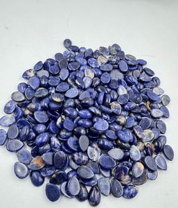 Cabujón azul con forma de pera lisa de sodalita Natural de alta calidad 10x14mm-15x20mm piedras preciosas sueltas para la fabricación de joyas gemas al por mayor - Product Image 3