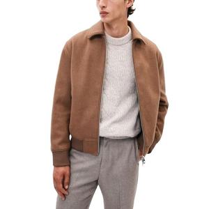 Chaqueta de béisbol con logotipo personalizado más chaquetas universitarias de lana con forro acolchado de algodón para hombres - Product Image 4