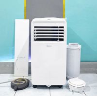 Nouvelle conception de climatiseur mini-split haut de gamme R410A à fréquence variable, système de refroidissement à double tuyau, télécommande pour grandes pièces