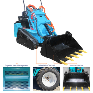 <span class=keywords><strong>China</strong></span> Minicargadora de alta calidad CE 300kg 360KG Operando Mini cargadora de cubo de pista barata - Product Image 3