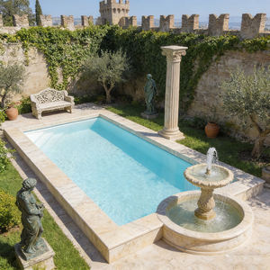 Piscine grande piscine hors-sol kit de piscine maison de piscine en verre piscines en fibre de verre utilisées piscine en acrylique mobilier de piscine piscine chinoise extérieure - Product Image 1