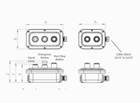 Boîtier de terminaison anti-explosion OnElecs IP65/IP66