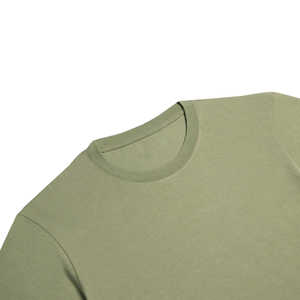 180gsm 100% algodón ecológico suelta verano seda verde personalizado impreso camiseta de mujer - Product Image 3