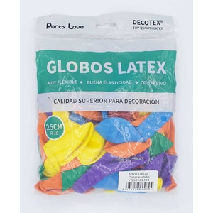 Ballons en latex pour fête d'anniversaire, 25 cm, couleurs assorties, lot de 50, durables, pour enfants, fournitures décoratives - Product Image 1