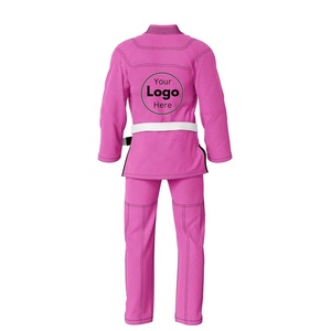 Kimono de Jiu-Jitsu Brésilien Marron pour Femme avec Logo Personnalisé OEM, Tissage Perlé Pré-rétréci, Tenue d'Arts Martiaux Coupe Classique, Ensemble BJJ Gi - Product Image 3