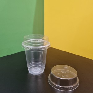 Meilleures ventes Fournisseur 85mm 90mm 93mm 95mm 98mm 120mm Couvercles en plastique PET PP Couvercles plats en forme de dôme Tasse en plastique avec couvercle Transparent clair - Product Image 3