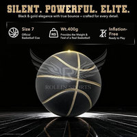 Ballon de basketball personnalisé de haute qualité pour entraînement et match, en PU durable, avec chambre à air en caoutchouc naturel, couleurs et logo personnalisables, aiguille OEM