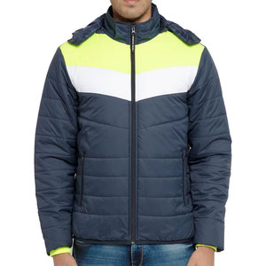 Chaqueta de Invierno para Hombre, Nueva, de Alta Calidad, Hecha a Medida, de Lona, con Burbujas, Cuello Alto, Logotipo Frontal, Ligera, con Cremallera - Product Image 1