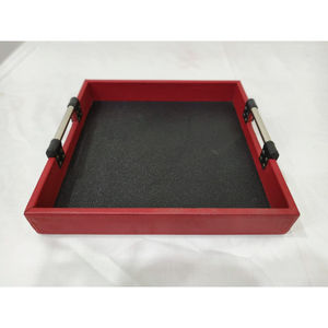 ทําจากสแตนเลสอาหารถาดขนมหวานบนโต๊ะอาหารชากาแฟถาดเสิร์ฟรอบซัพพลายเออร์ขายส่งสําหรับการส่งออกจากอินเดีย - Product Image 4