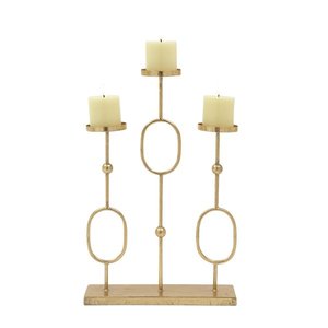 Elegant Metal <b>Candle</b> Holder Ideal for Festive Occasions Centerpieces or Sophisticated Decor Themes - Product Image 3
