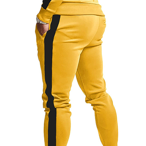 Wholesale High Quality 100% Cotton Outerwear <b>Sets</b> <b>Knitted</b> Four Way Stretch Sportswear Tracksuits for Men Casual Winter - Product Image 4