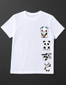 unisex Essential Ultra Soft Comfortable T-Shirt Summer Eco-Friendly Appliques Denim Batik Corduroy <b>Fabrics</b> 100% Cotton Patches - Product Image 2