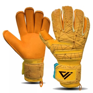 Gants de gardien de but professionnels de haute qualité pour hommes VIENNA INDUSTRY WA-006 en latex allemand, logo personnalisé, antidérapants, respirants, ajustables - Product Image 3