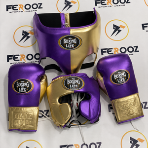 No Boxing No Life Gants de boxe Premium – Ensemble de gants d'entraînement et de sparring de haute qualité - Product Image 4