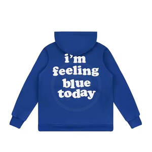 Le Pakistan a fait un motif solide à la mode bouffée impression sweats à capuche pour hommes personnalisé hiver couleurs de base bas prix de base - Product Image 2