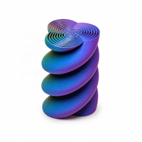 Jouet anti-stress cinétique en spirale imprimé en 3D, jouet sensoriel de bureau, couleur dégradée, jouet de décompression, vente en gros personnalisée