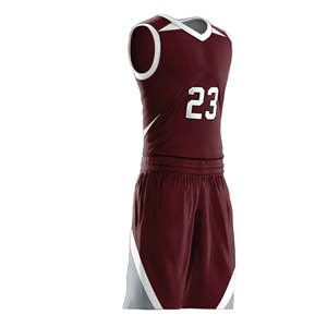 Uniforme de basket-ball pour hommes de grande taille au design unique, vêtements de sport sans manches en polyester 100% respirant à séchage rapide - Product Image 5