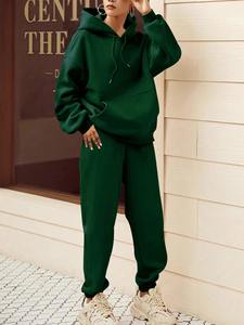 Conjunto de chándal personalizado unisex Sudadera con capucha de dos piezas y pantalones de chándal Ropa deportiva informal Traje de entrenamiento de gimnasio Proveedor al por mayor - Product Image 6